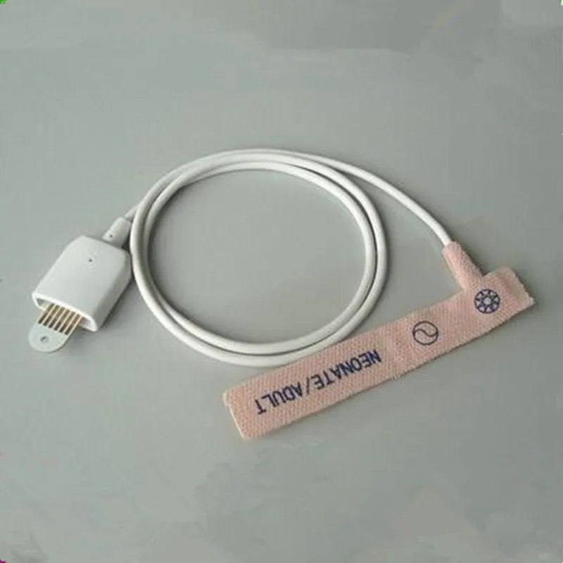 

10pcs/lot Free Shipping Compatible For MASIMO LNOP 6 Pin Disposable Spo2 Sensor Neonate/Adult 0.9M LNOP Spo2 Probe Oxygen Sensor