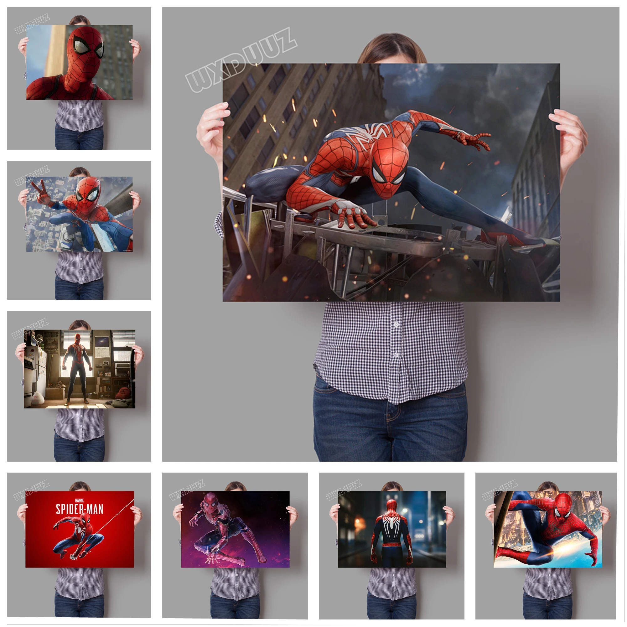 

2019 Reying Movie Spider-Man: Far From Home Nursery Kids Room Painting Home Decor Art Decor posters canvas painting K249
