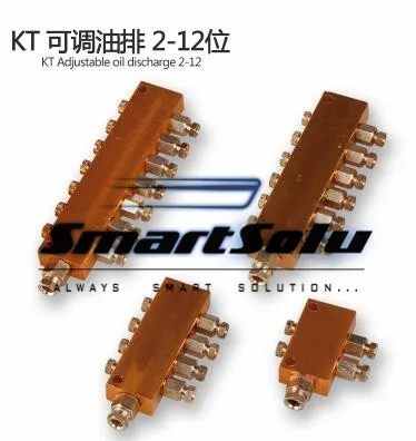 

Free shipping KT Oil separator adjustable oil row adjustable distributor oil separation lubrication system distribution valve