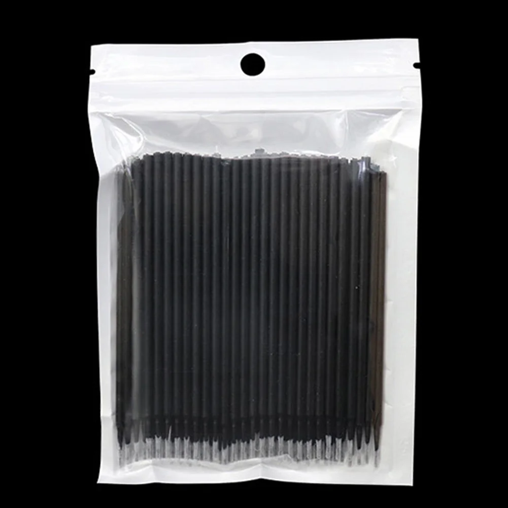 100 Pcs lot Clean PVC Micro Makeup Tool Individual Eyelash Brush Women Girls Cosmetic Disposable Sanitary 3