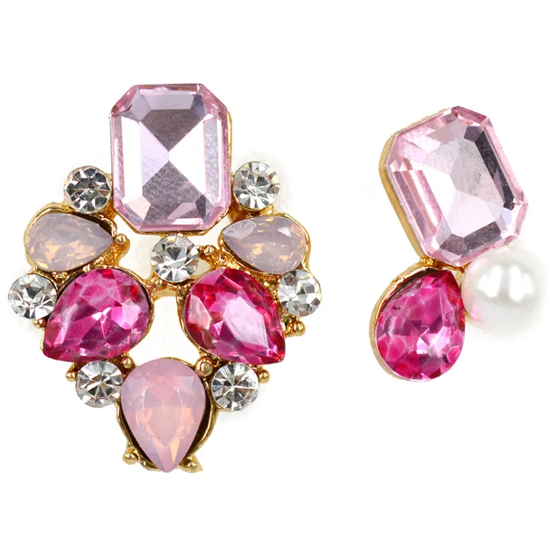 Dangle Earrings Drop Earrings Flower Earrings Crystal Earrings LUBOV Crystal Flower Drop Earrings for Girls Bohemian Party Cute Gift Dangle Earrings Women Wedding Trendy Jewelry