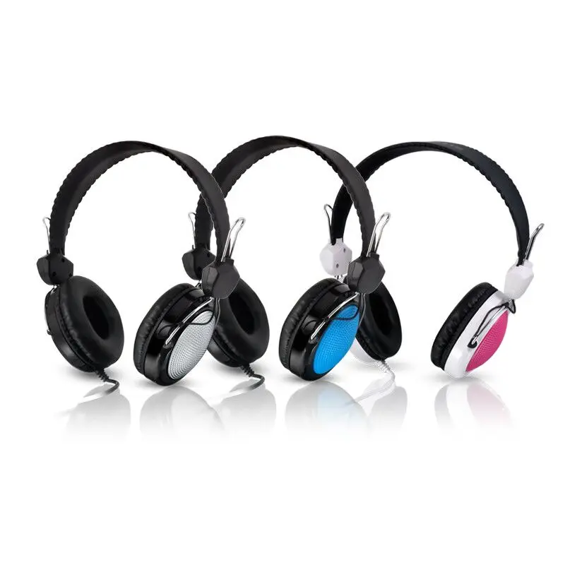 T 420 Mic Control Wired Stereo HiFi Music Computer Headset Headphone