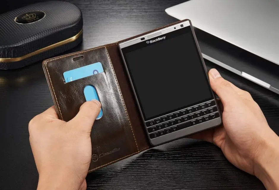 Чехол для телефона s Для Blackberry Passport, серебристый чехол, роскошный прочный кожаный чехол на магните для Blackberry Passport