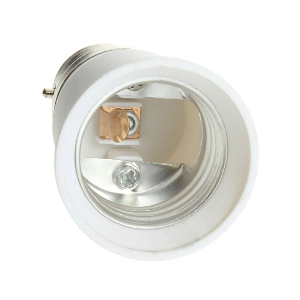 ICOCO белый B22 к E27 патрон лампы светильник адаптер удлинитель патрон Конвертер гнездо изменения