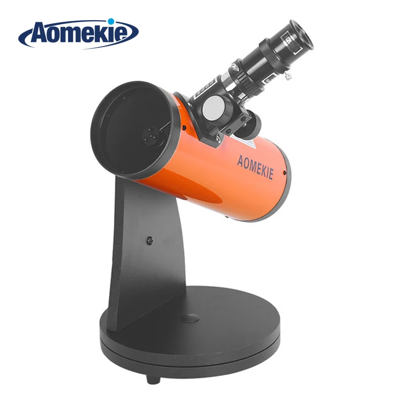 

AOMEKIE Reflector Astronomical Telescope 15X-100X Protable HD Tabletop Terrestrial Space Monocular Telescope Moon Watching