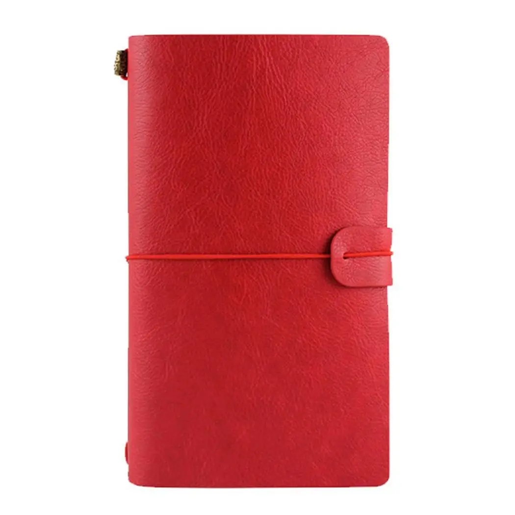 

200mm x 120mm Artificial Leather Cover Retro Style 0.35kg Travel Paper Notebook