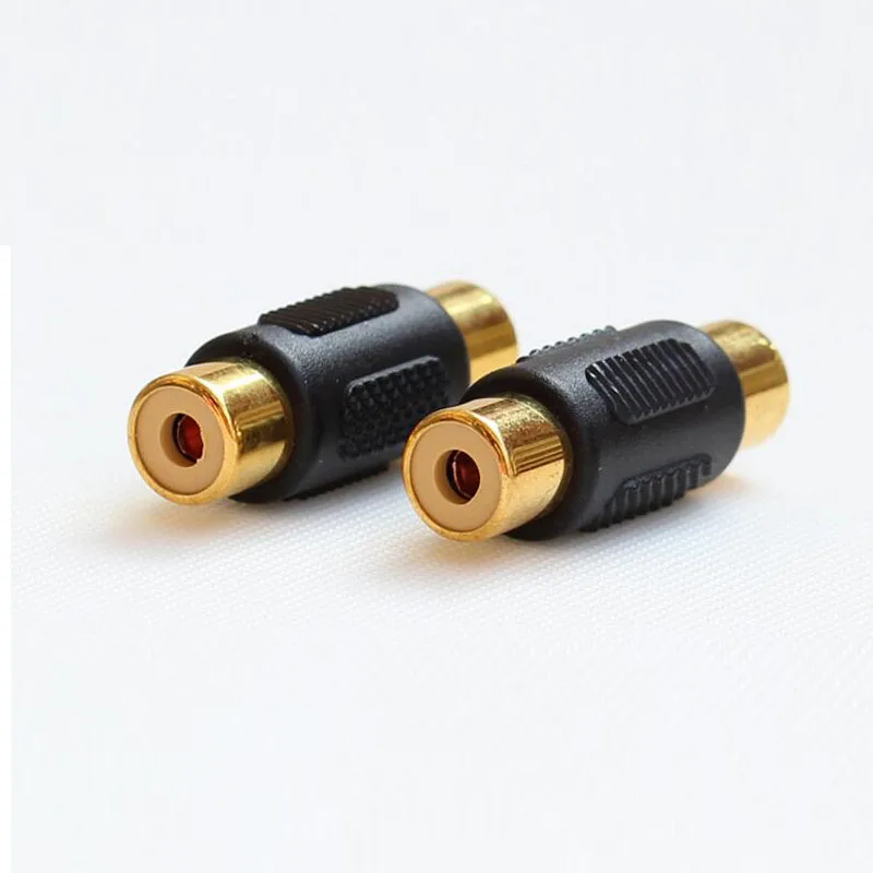 JINCHI AV видео кабель для гнездовой Кабельный соединитель RCA Lotus female to позолоченный 1