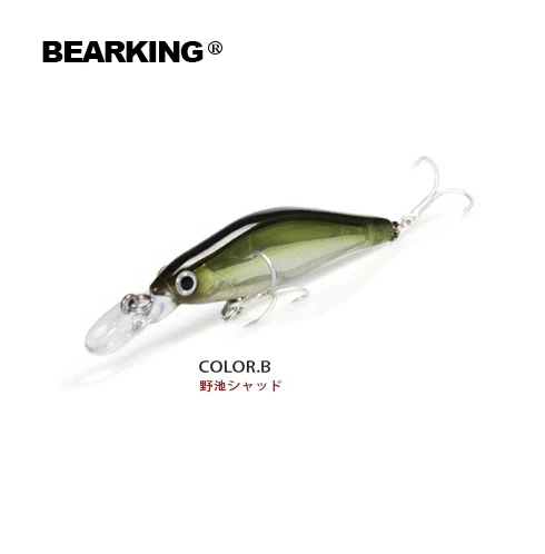 2018 Bearking Bk17 M65 воблер в виде гольяна 6 5 см г 1 шт. приманка для рыбной ловли глубокая