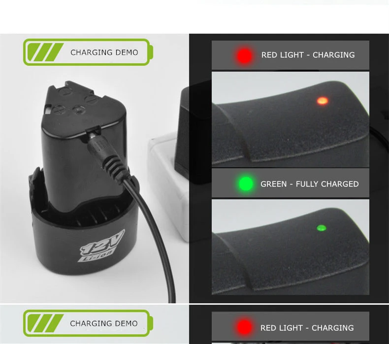 12v Mini Screwdriver Lithium Battery Charger Electric Drill Battery