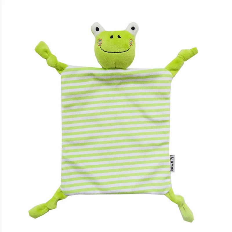 Детское плюшевое полотенце в виде куклы, успокаивающее полотенце в форме животного, детское успокаивающее полотенце для ухода за ребенком, мягкое полотенце для рук с рисунком для новорожденных