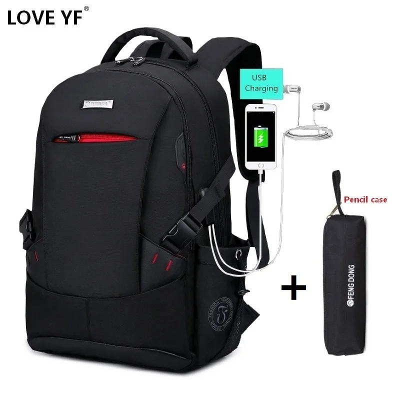 

New men's backpack Usb laptop bag Large-capacity travel bag Smart outdoor waterproof travel bag College bag Mochila