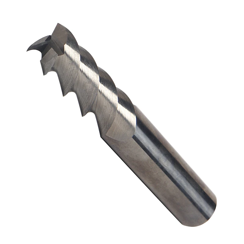 YFT 3 Flutes End Mills M10 Tungsten Steel Carbide Straight Shank