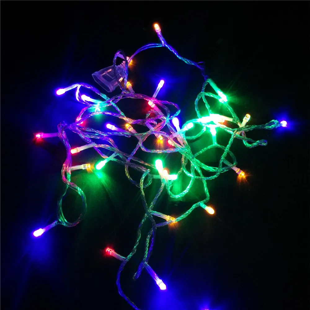 

YIYANG Multicolour 100 LED String Light 10M 220V 110V Decoration Light Christmas Party Tree Wedding With 8 Modes cordoes de LED