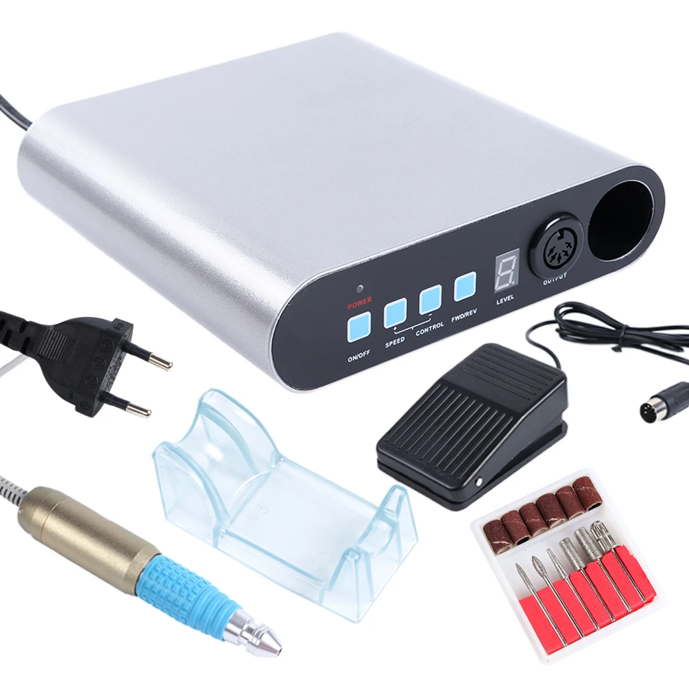 1 set Electric Manicure Machine Nail Drill Bits Machine Electric