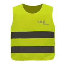 Высокая видимость ребенка полиэстер светоотражающий жилет безопасности для детей