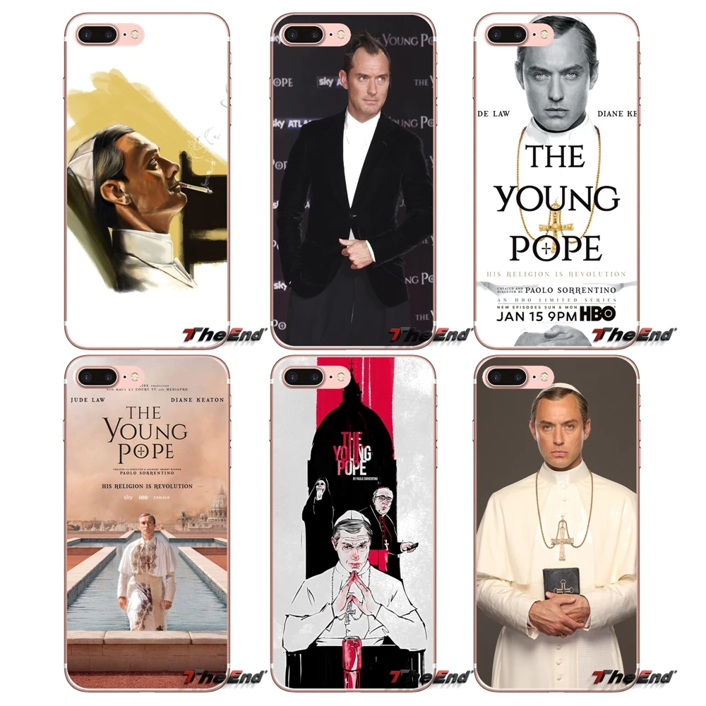 Силиконовый чехол из ТПУ для Sony Xperia Z Z1 Z2 Z3 Z5 compact M2 M4 M5 E3 T3 XA Aqua LG G4 G5 G3 G2 Mini Capa The Young Pope