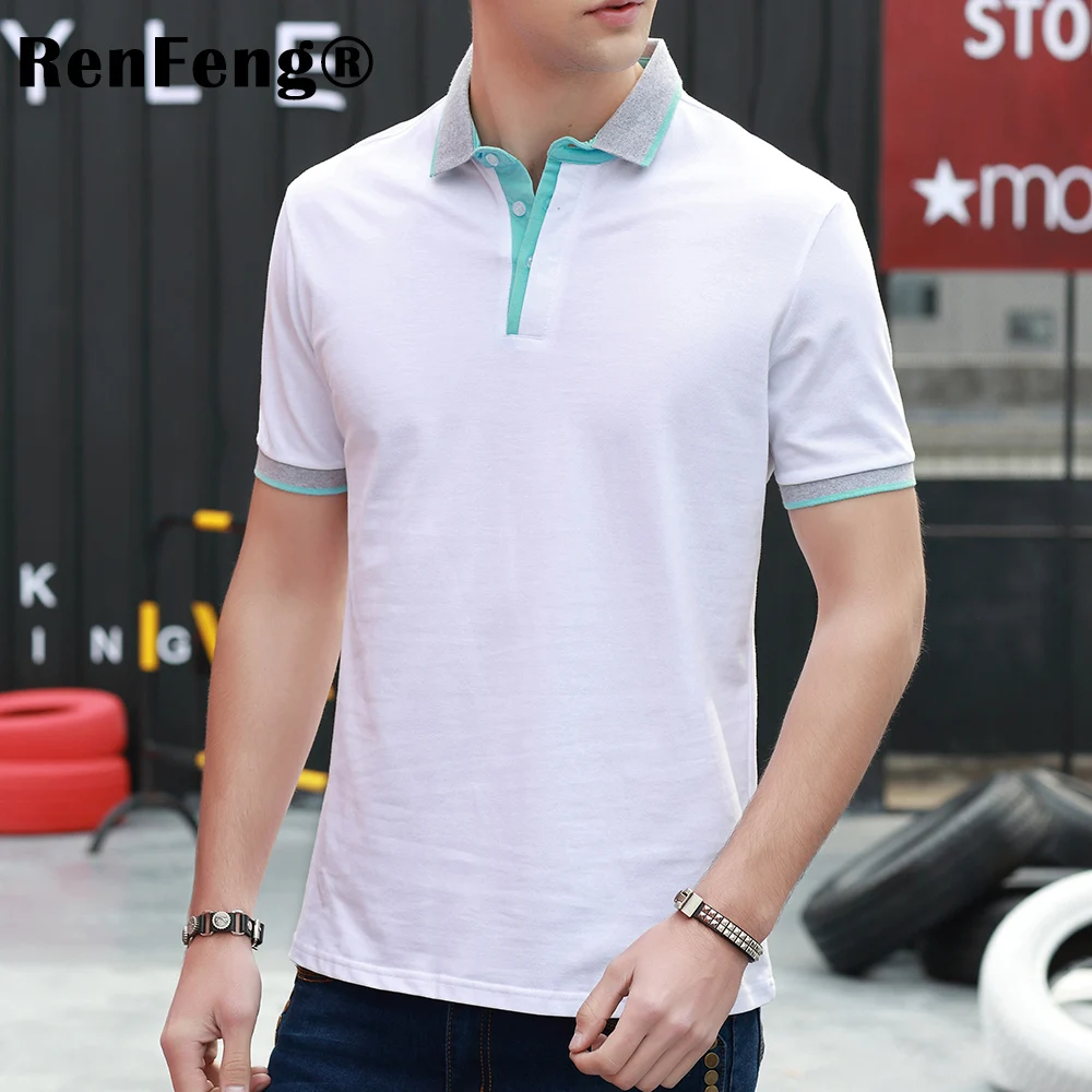 2018 New arrival Patchwork Poloshirt fashion men polo shirt brand polo Top Quality men cotton breathable men polo sports jerseys (3)