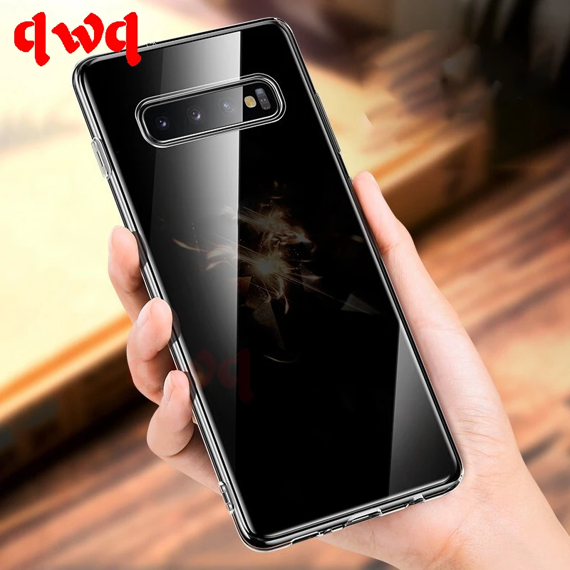 

Ultra Thin Transparent Case For Samsung Galaxy S8 S9 S10 Plus Lite Soft TPU Back Cover For Galaxy Note 8 9 S6 S7 Edge Shell Capa