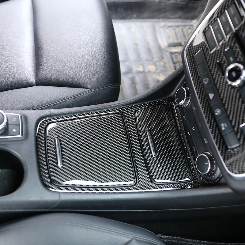 Для Mercedes Benz CLA GLA A Class W117 C117 W176 X156 2013 2018 настоящая карбоновая коробка для
