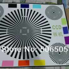 Тестовая карта камеры видеонаблюдения для тестирования фокусировки камеры