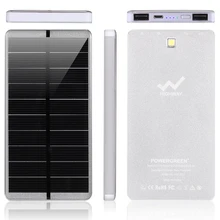 PowerGreen External Battery Charger 10000mAh LED Light Design Solar font b Power b font font b