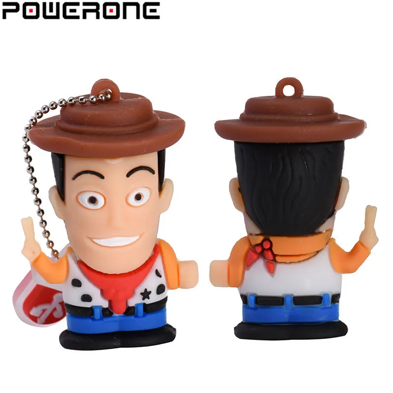 

POWERONE USB Flash Drive Cartoon Toy Story Buzz Lightyear Pendrive 64GB 32GB 16GB 8GB 4GB Memory Stick Pen Drive Mini Gifts