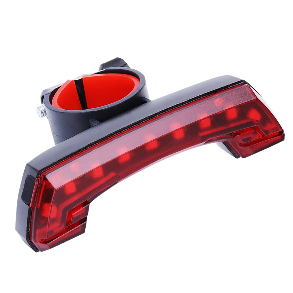 5 LED Bicycle Safety Cycling Warning Rear Lamp USB Rechargeable Bike Tail Light