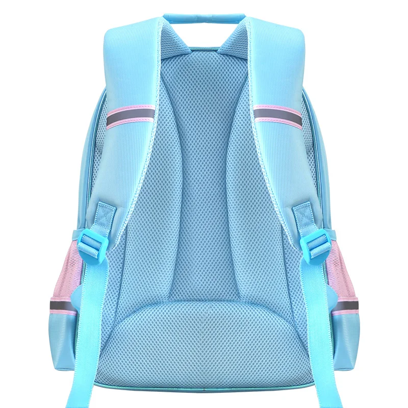 Новые 3D Синие Школьные сумки для девочек с принцессой Эльзой, чехол-карандаш, набор для детей, рюкзак для начальной школы