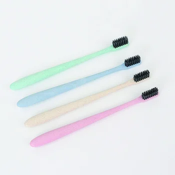

1Pcs Straw Toothbrush For Oral Care Teeth Cleaning Environmental Health Medium Soft Bristle Brushes S1
