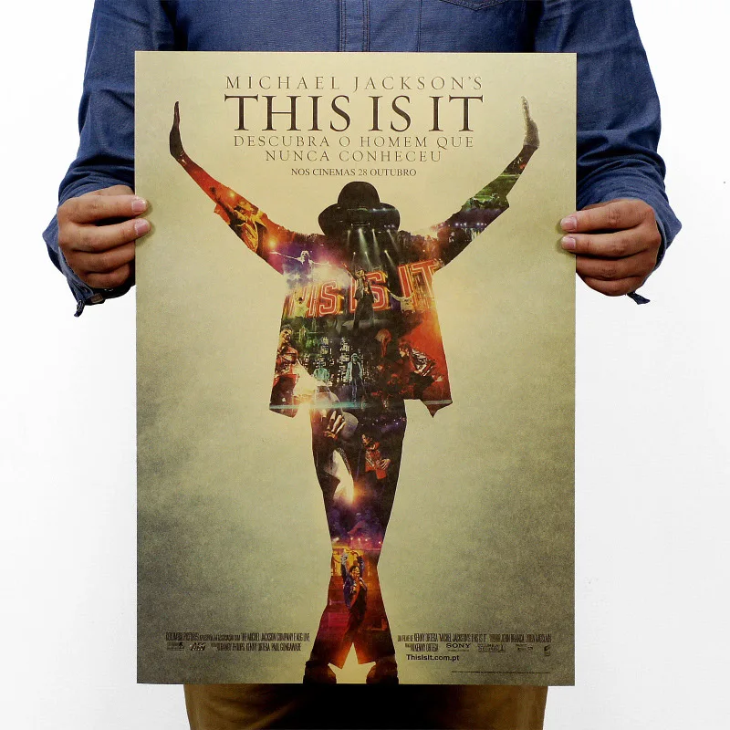This is it Michael Jackson Vintage Kraft Paper Classic