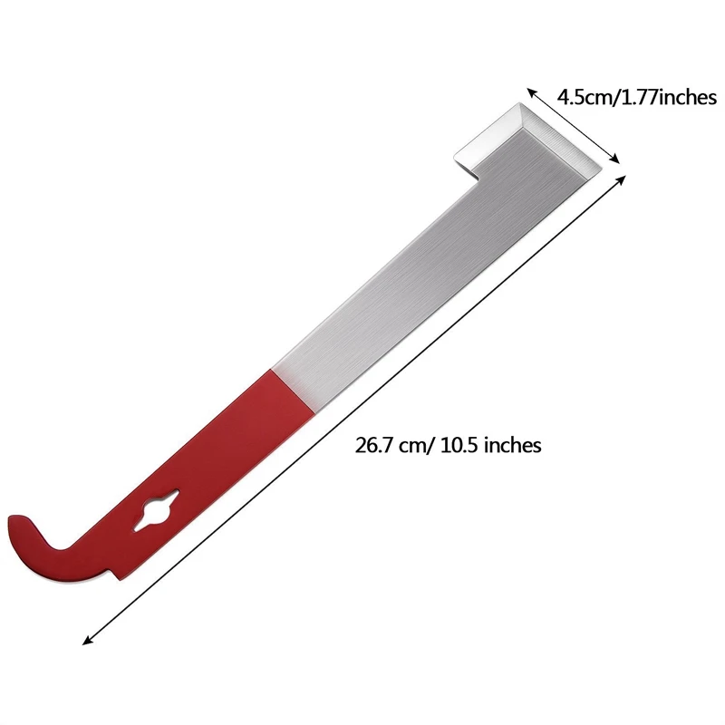 Промотирование открытия-2 Упаковка, нержавеющая сталь инструменты для ульев и пчеловодства J крюк пчелиная рама подъемник и скребок оборудование для пчеловодов
