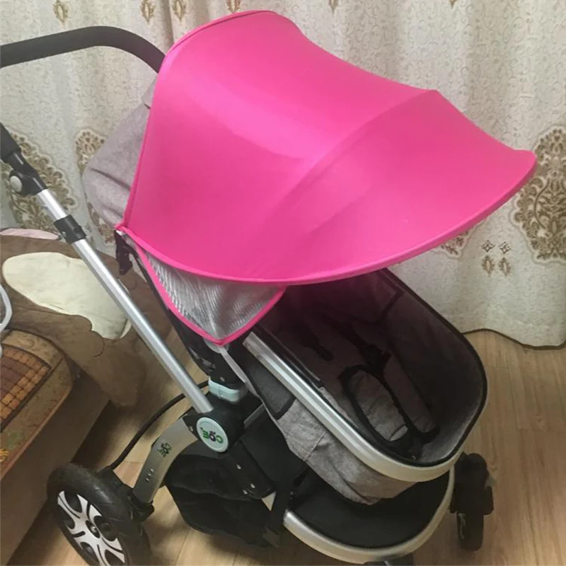 Baby Stroller Sun Visor Carriage Sun Shade Canopy Cover for Prams Stroller Accessories Car Seat Buggy Pushchair Cap Cart Awnings baby trend expedition double jogger stroller accessories	