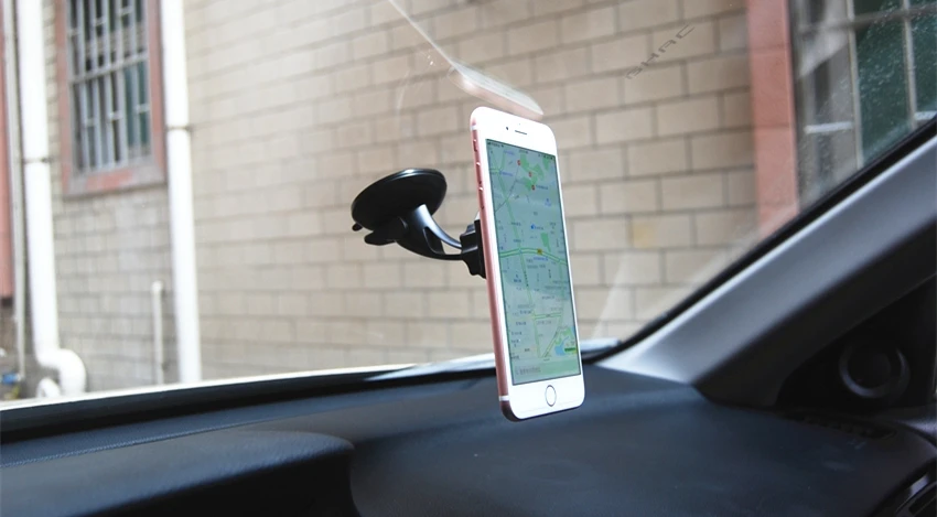 Универсальный магнитный автомобильный держатель на лобовое стекло, автомобильный держатель для телефона, Магнитная подставка с креплением, кронштейн для GPS дисплея, вращающийся держатель на 360