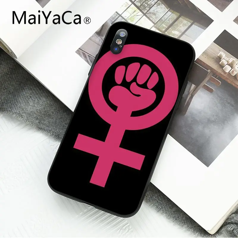 pink Feminist fist  Logo 