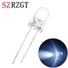 100pcs/lot F5 5mm White Round Water Clear Ultra-Bright LED Light Lamp Emitting Diode ► Photo 1/3