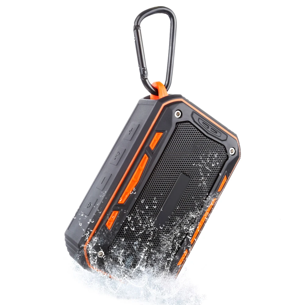 Portable Outdoor Waterproof Wireless Bluetooth Speaker Bass Stereo Subwoofer AUX FM Radio TF Card MP3 Player Handsfree