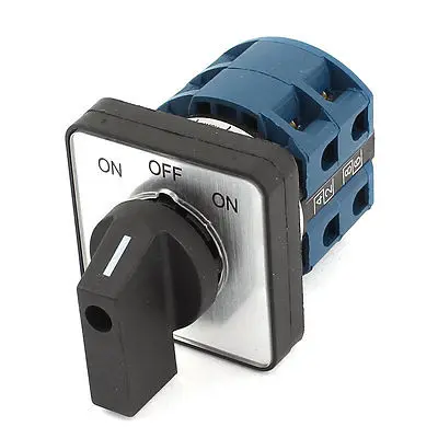 

SZW26-25B202/2 Universal Changeover Rotary Cam Combination Switch 690V ON/OFF/ON