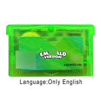

Pock-mocn Emerald 32 Bit Video Game Cartridge Console Card US Version English