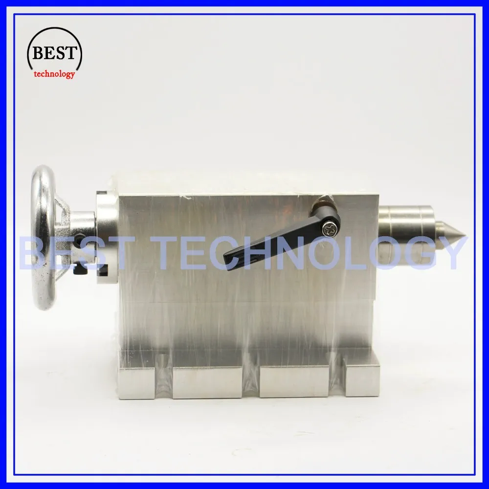 80mm cnc 4th axis + tailstock cnc