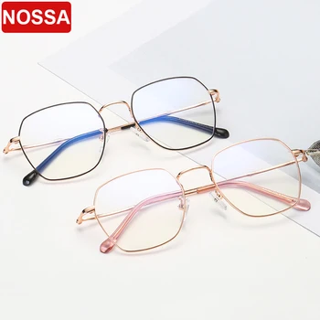 

Exquisite art metal full frame retro flat mirror polygon irregular flow glasses frame fashion comfortable with myopia glasses.