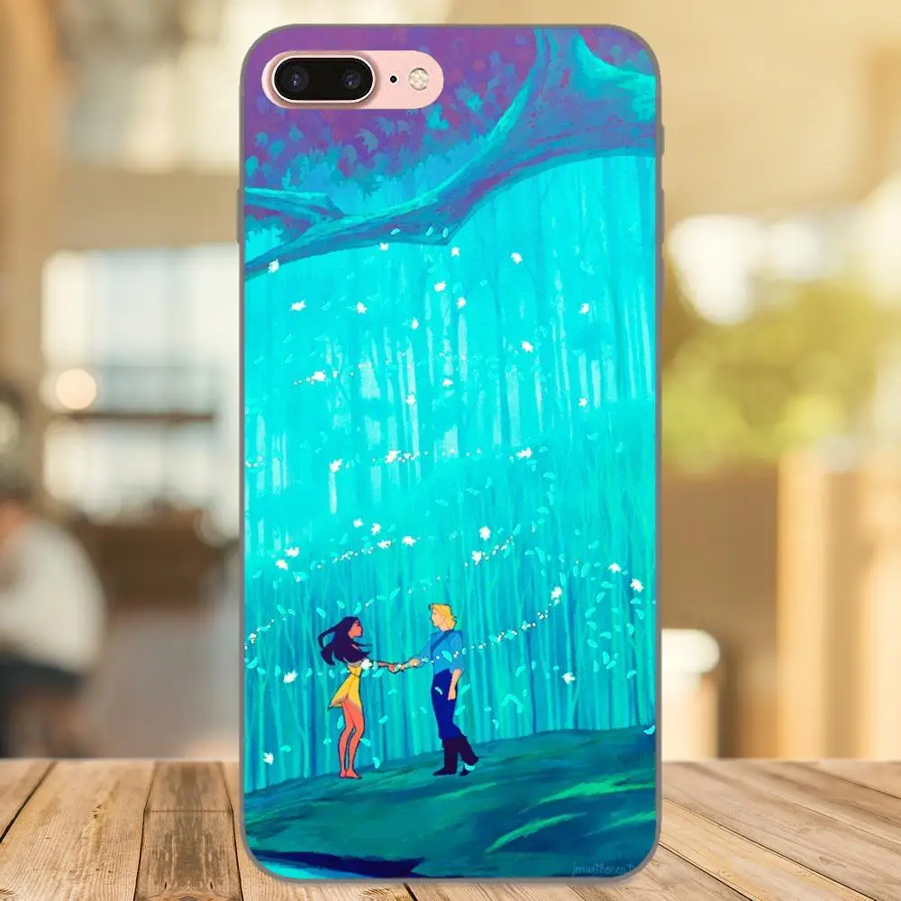 Для Apple iPhone 4 4S 5 5S SE 6 6S 7 8 Plus X XS Max XR TPU чехол для мобильного телефона Pocahontas