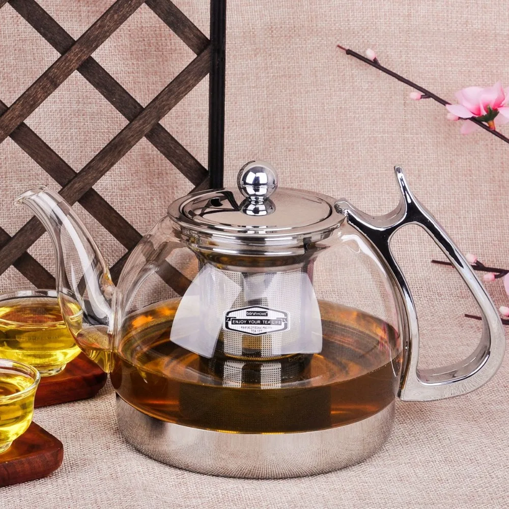 Heat Resistant Glass Teapot Electromagnetic Furnace Multifunctional Induction