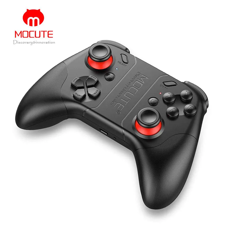 Mocute 053 беспроводной геймпад Bluetooth V3.0 Android джойстик VR Телескопический контроллер игровой геймпад для телефона PUBG мобильный джойстик - Цвет: Черный