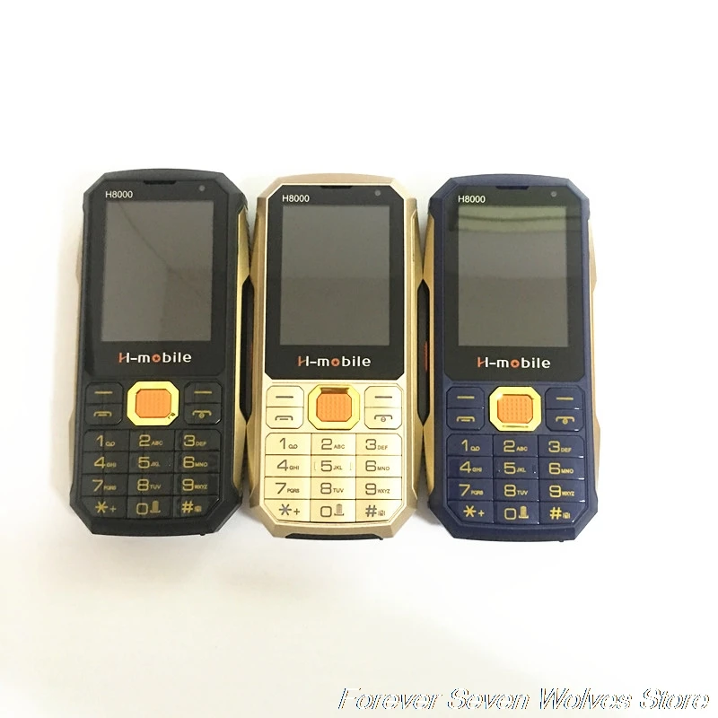 H mobile H8000 кнопочные сотовые телефоны с FM Java Bluetooth 20000 мАч двойная камера Супер