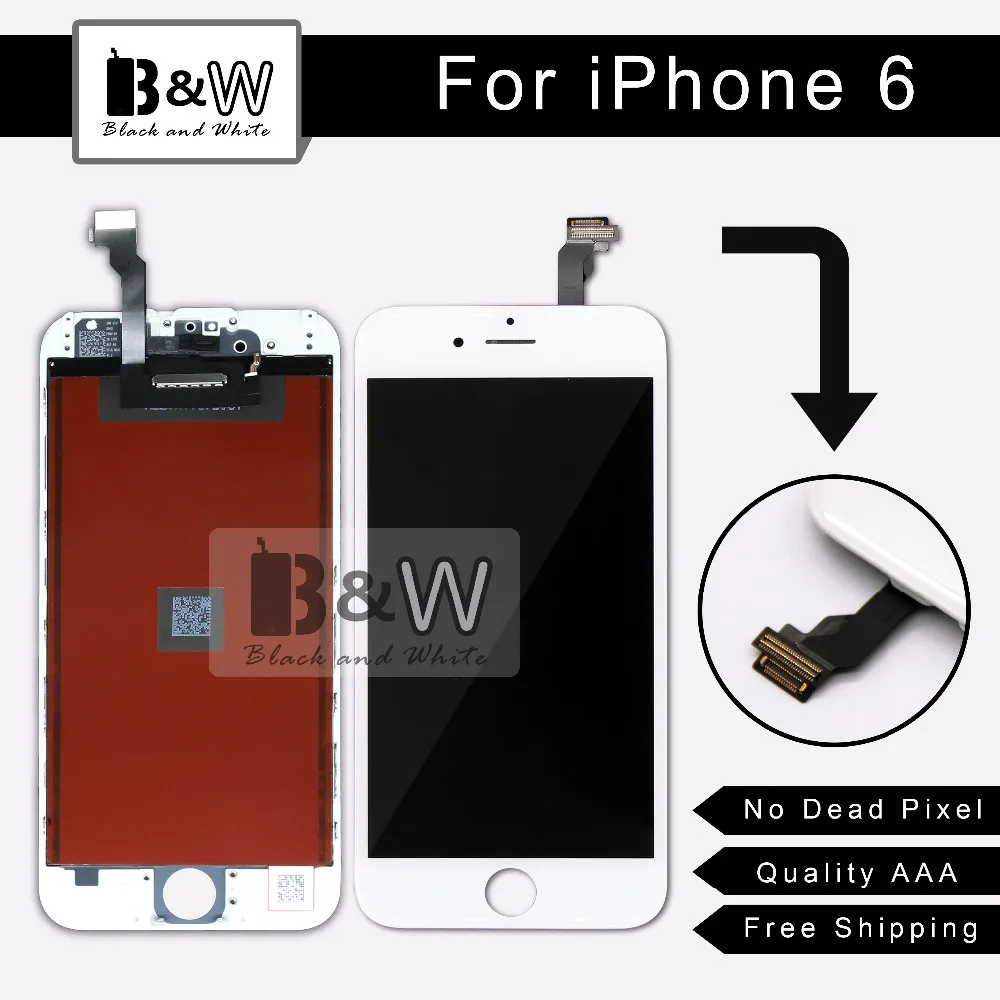 Prix pour 10 PCS/LOT Noir ou Blanc Couleur Qualité AAA LCD Affichage à L'écran Tactile Digitizer Assemblée Remplacement Pour iPhone 6 Alibaba Chine Prix pour 10 PCS/LOT Noir ou Blanc Couleur Qualité AAA LCD Affichage à L'écran Tactile Digitizer Assemblée Remplacement Pour iPhone 6 Alibaba Chine