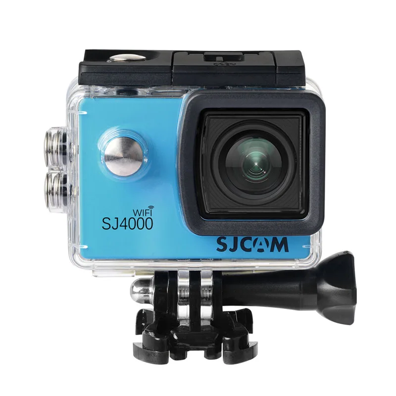 SJCAM SJ4000 Wi-Fi экшн камера Спорт DV 1080 P 2.0 дюймов Экран HD Дайвинг 30 м Водонепроницаемый мини видеокамеры SJ 4000 Cam экшен Камера - Цвет: Синий