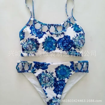 

High Neck Tank Crop Top Bikini Crochet Bikinis Set Swimwear Women Swimsuit Female Beachwear 2018 Monokini Bathing Suit