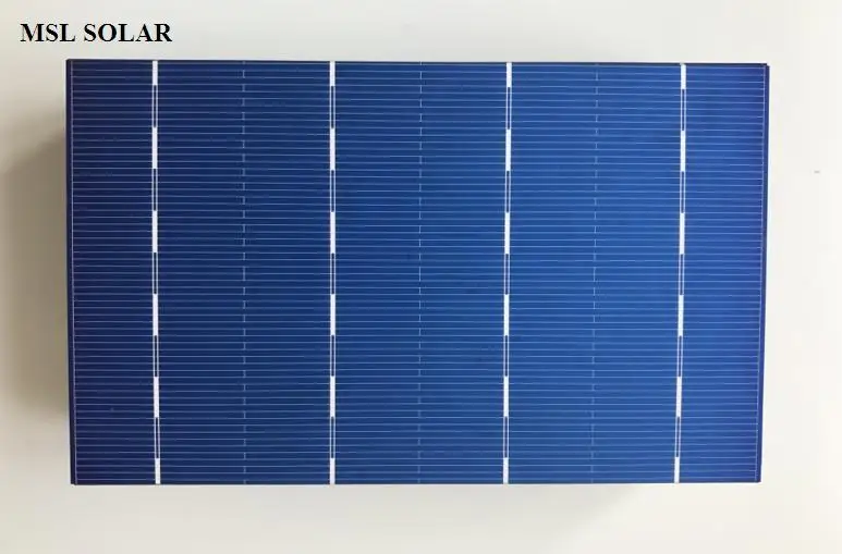 MSL Солнечная 2,5 Вт солнечная батарея класса А поликристаллическая soalr панель ячеек 17.6% Effencicy 156 мм* 94 мм солнечные элементы для DIY солнечной панели