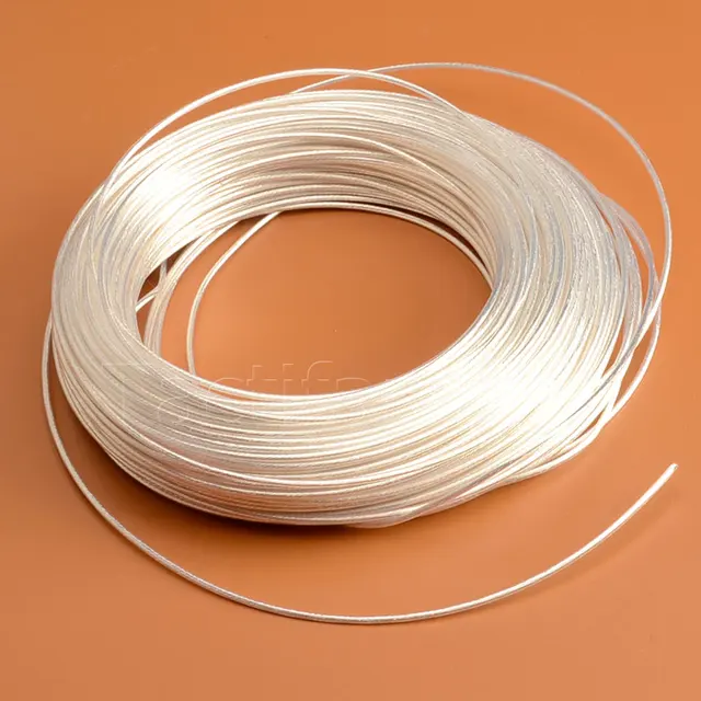US $2.96 Teflon Coated Silver Plated Copper Wire Large Capacity High Temperature 1m Gearbox Airsoft AEG Army