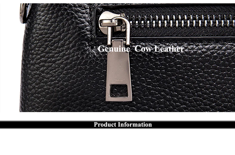 Lomelobo HBL6113 Details (01) Simple Woman Genuine Leather Crossbody bag